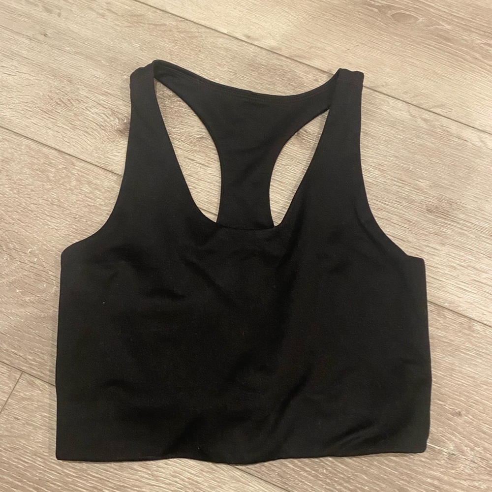 Zella Racerback Crop Tank with Bra